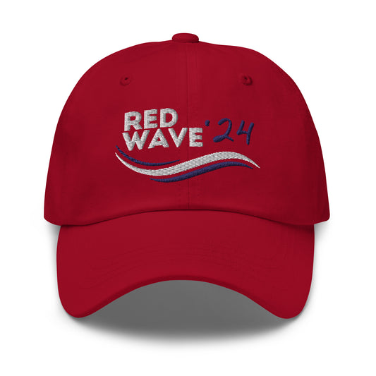 "Red Wave" Baseball Hat