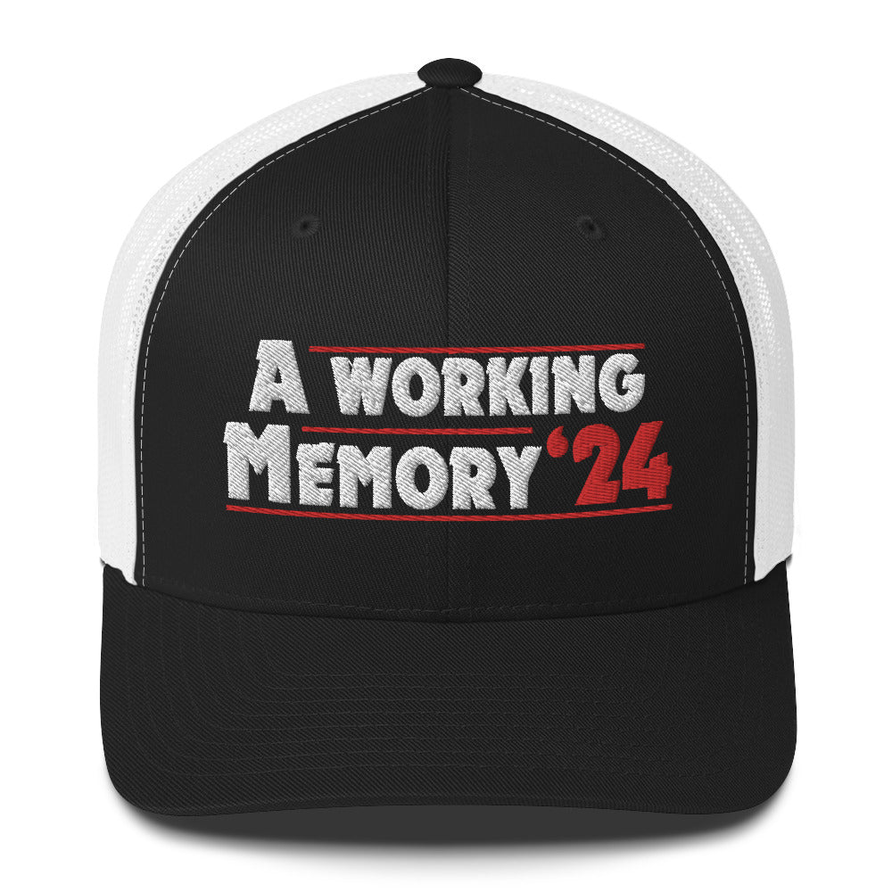 "A Working Memory" Unisex Baseball Hat