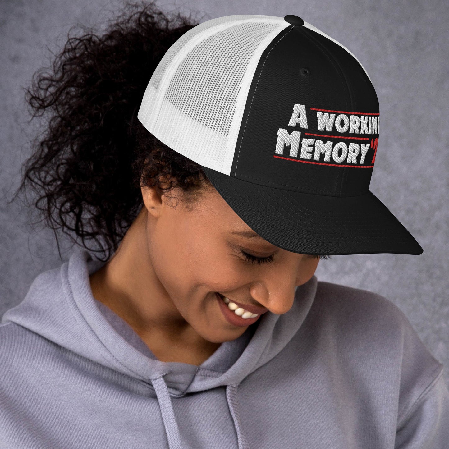 "A Working Memory" Unisex Baseball Hat