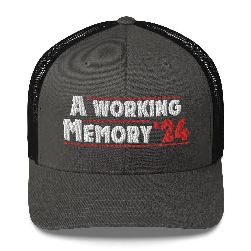 "A Working Memory" Unisex Baseball Hat