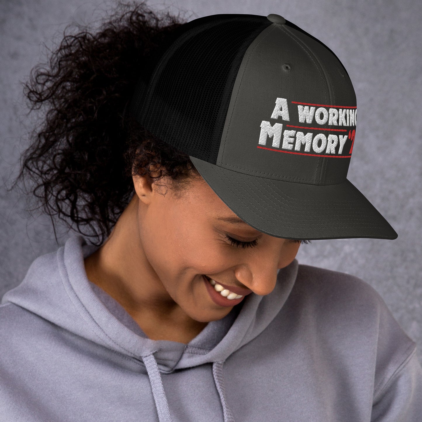 "A Working Memory" Unisex Baseball Hat