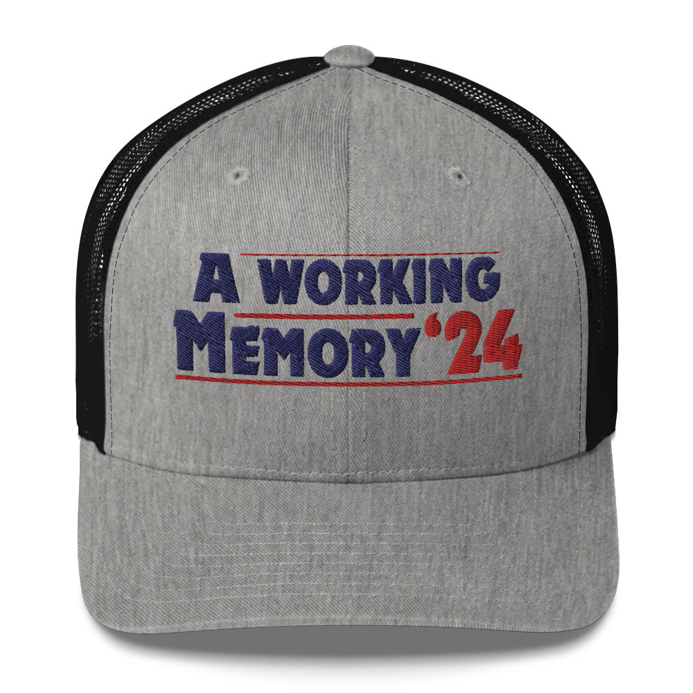 "A Working Memory" Unisex Baseball Hat