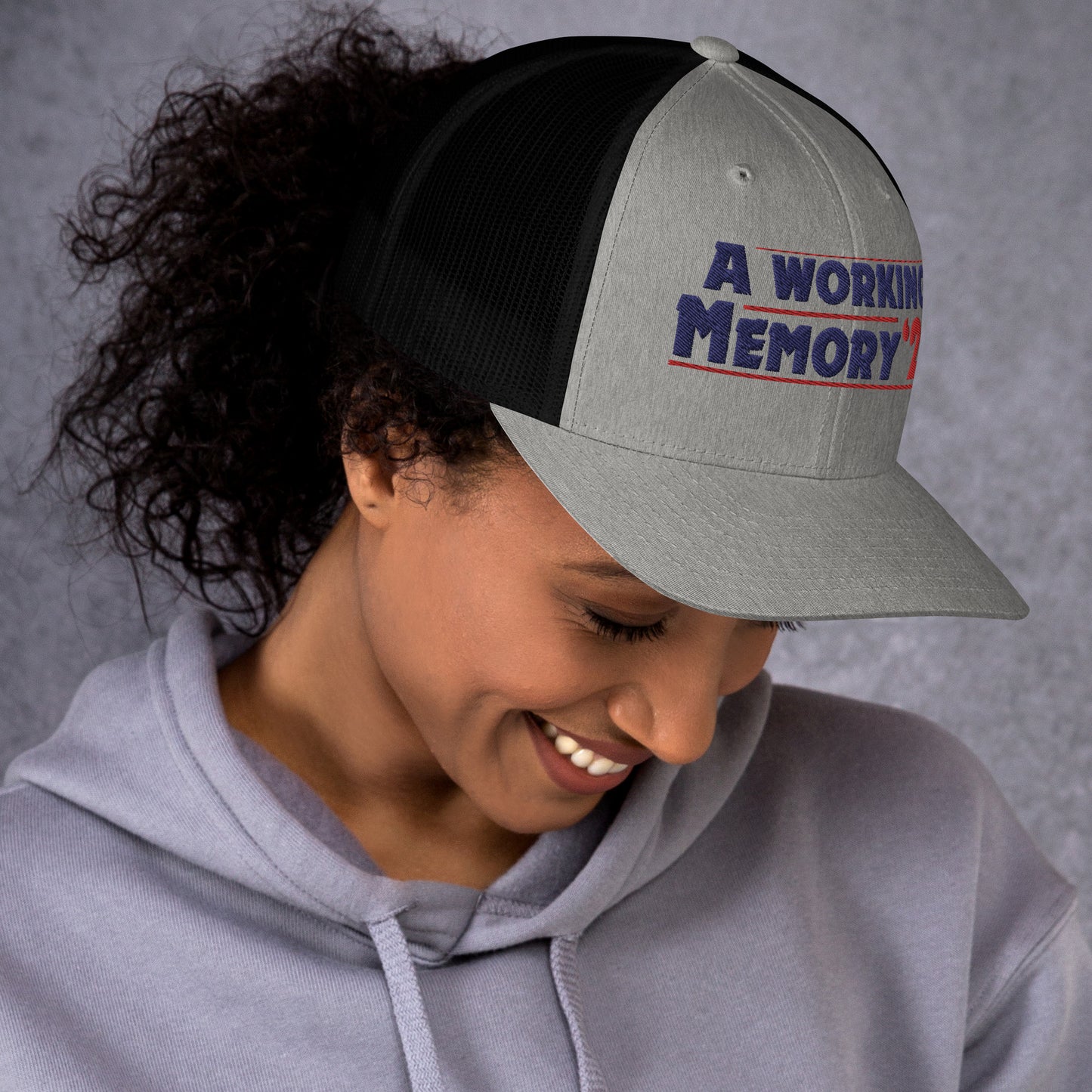 "A Working Memory" Unisex Baseball Hat