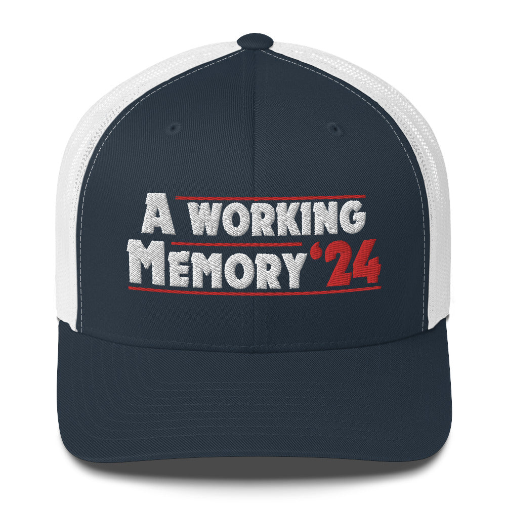 "A Working Memory" Unisex Baseball Hat