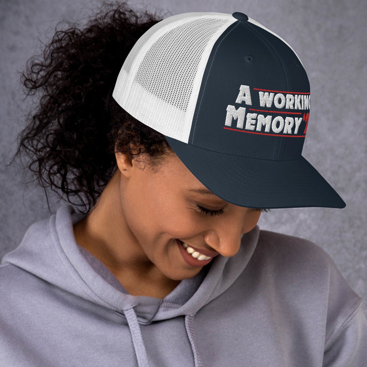 "A Working Memory" Unisex Baseball Hat