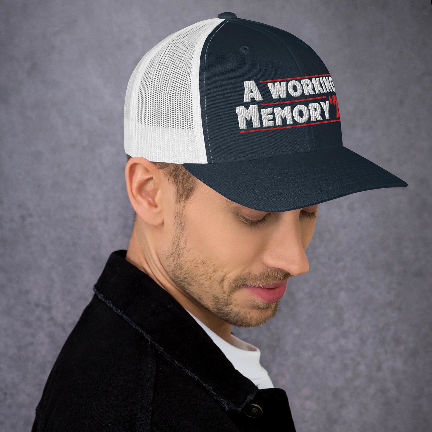 "A Working Memory" Unisex Baseball Hat