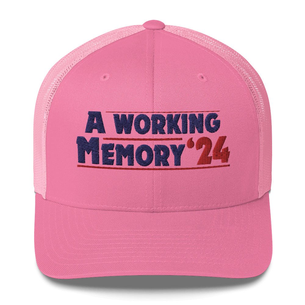 "A Working Memory" Unisex Baseball Hat