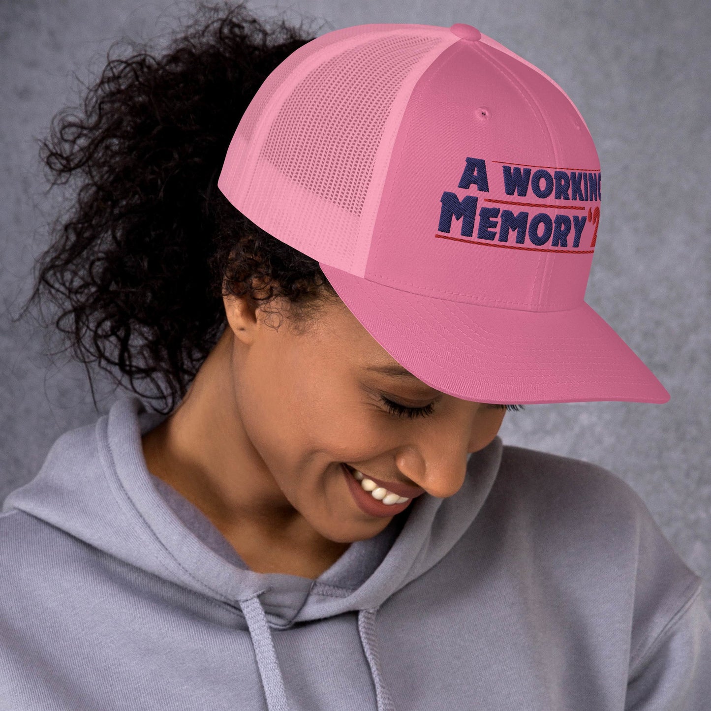 "A Working Memory" Unisex Baseball Hat