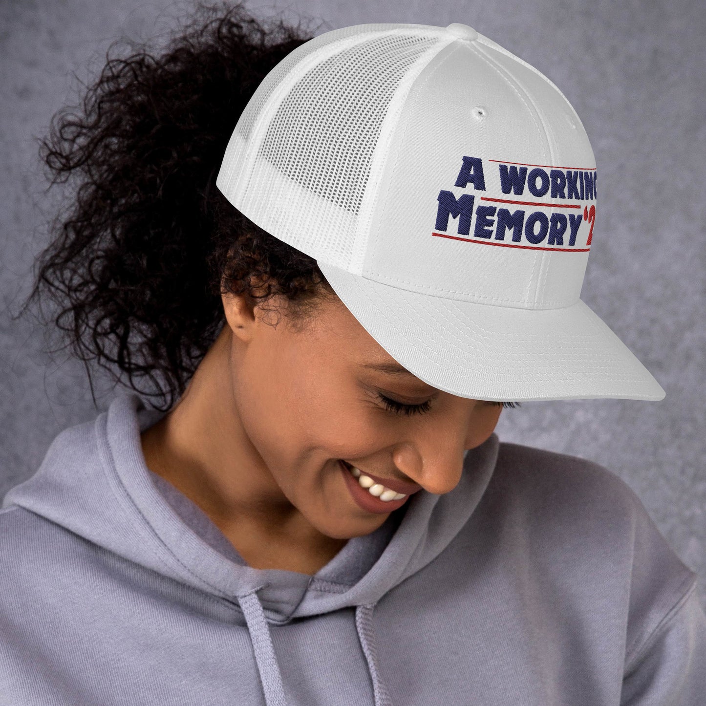 "A Working Memory" Unisex Baseball Hat