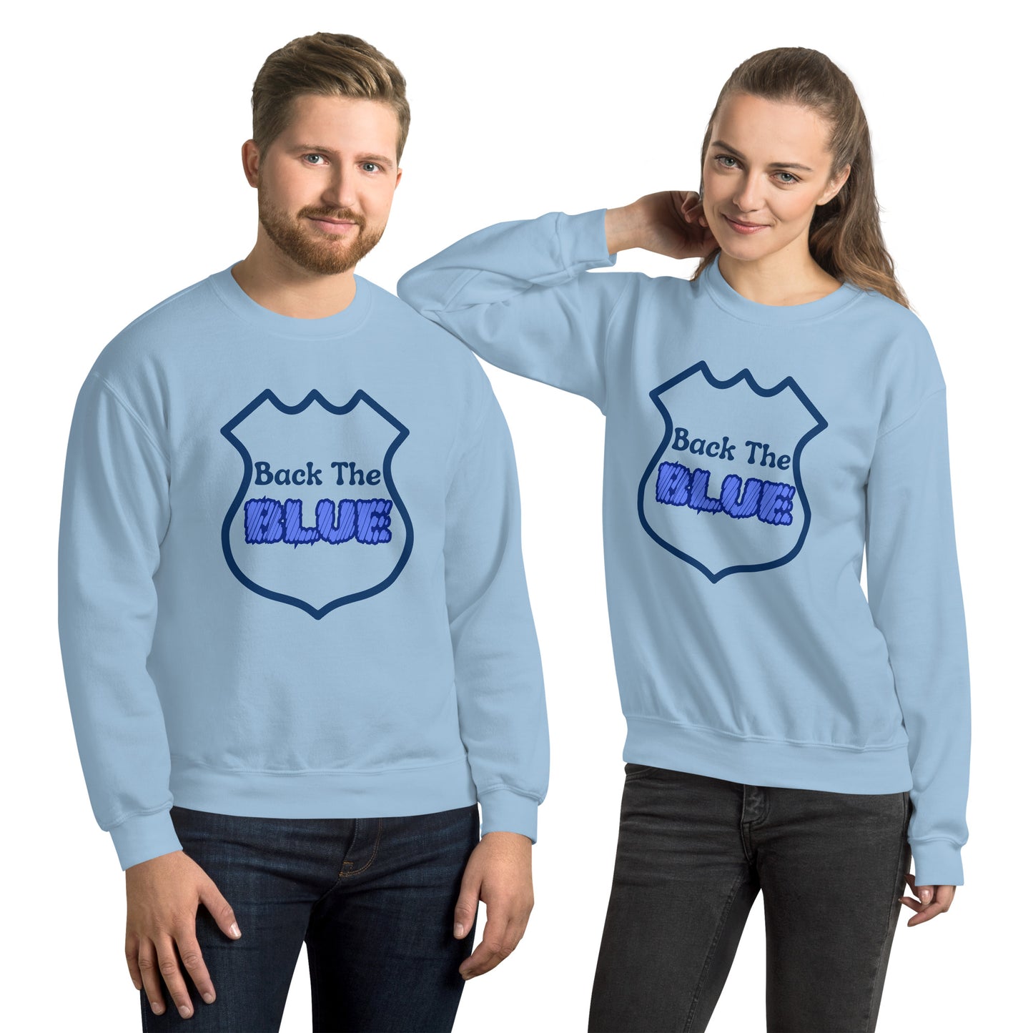 "Back the Blue" Unisex Sweatshirt