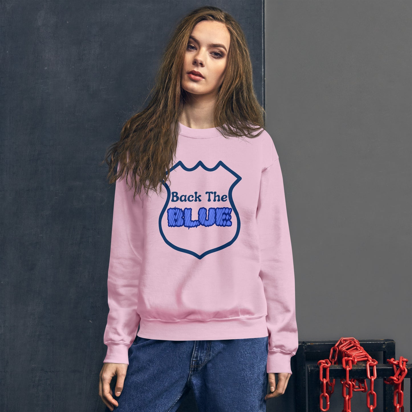 "Back the Blue" Unisex Sweatshirt