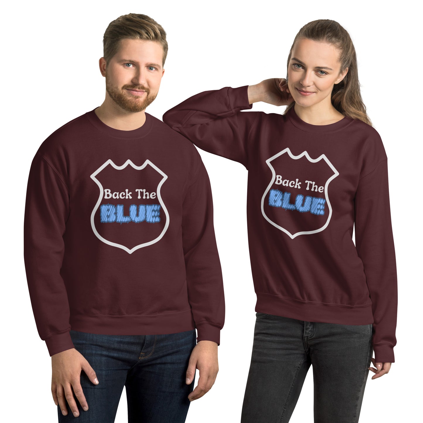 "Back the Blue" Unisex Sweatshirt