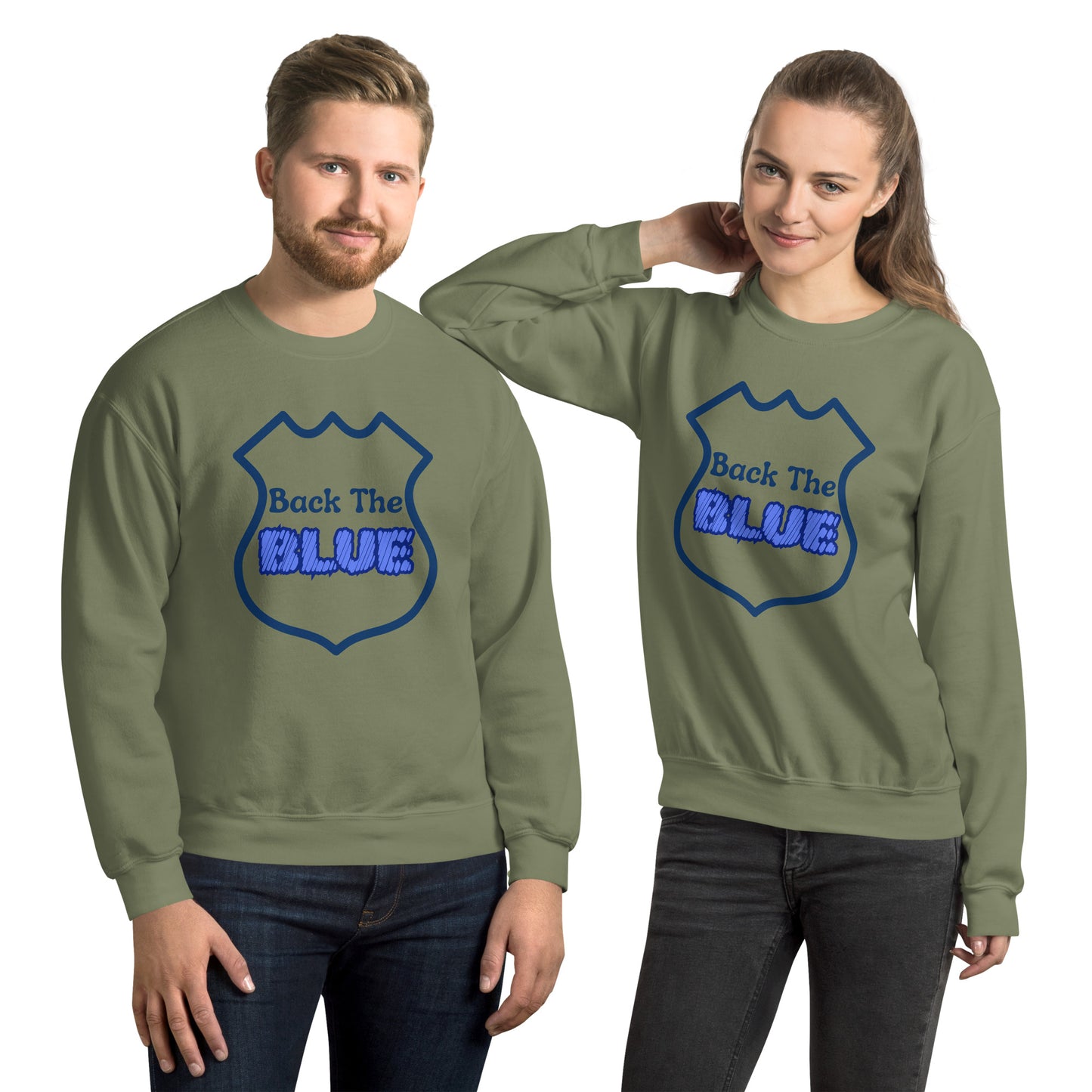 "Back the Blue" Unisex Sweatshirt