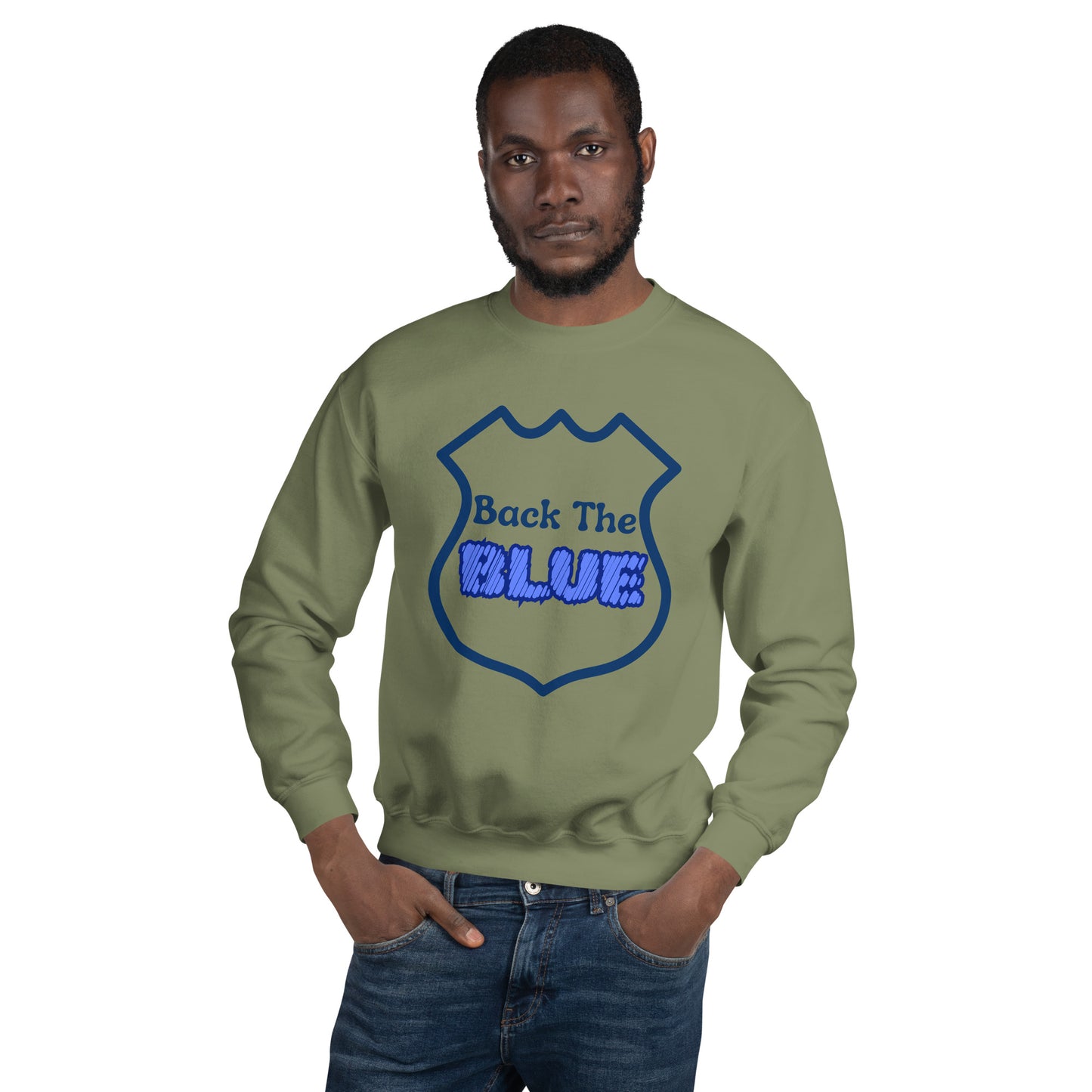 "Back the Blue" Unisex Sweatshirt