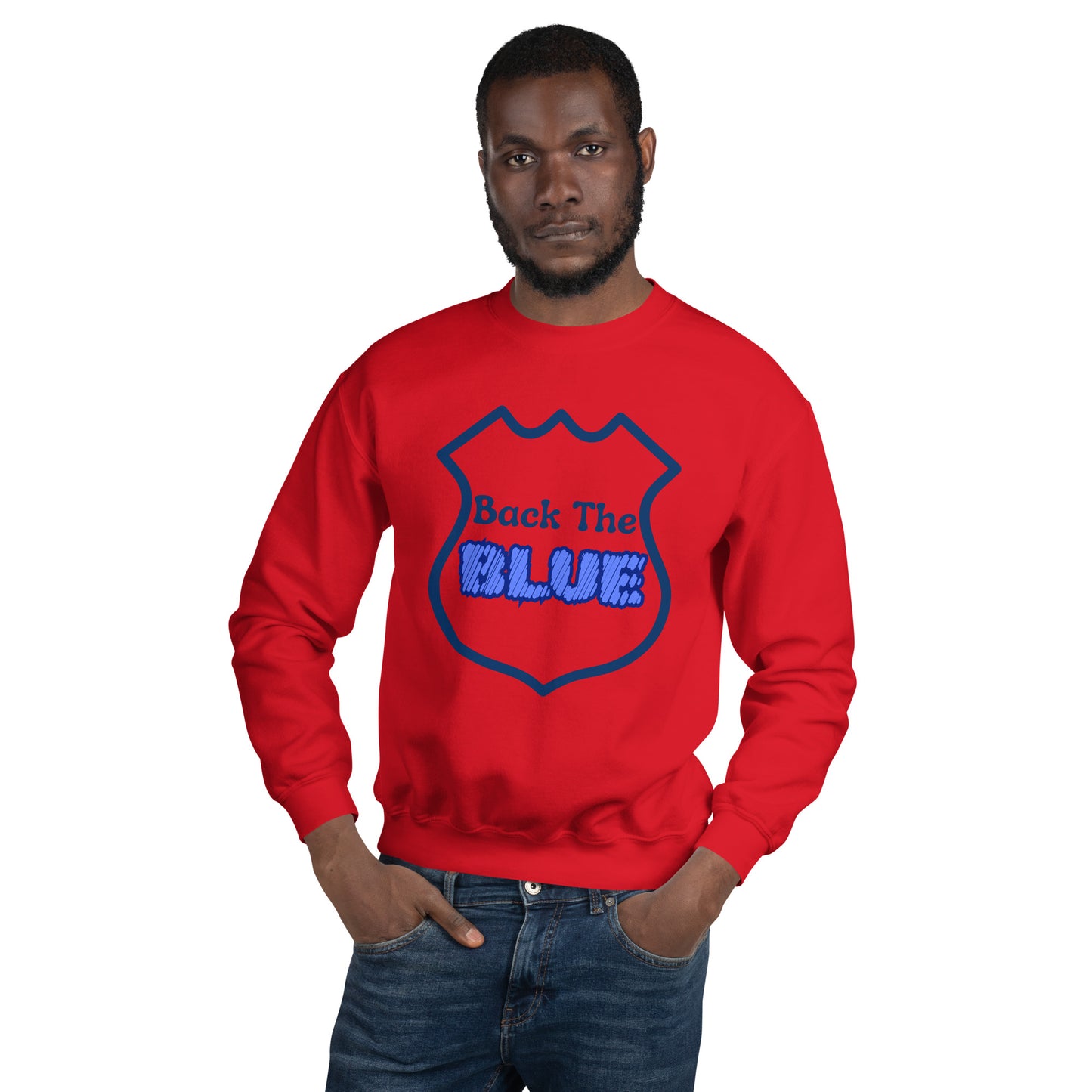 "Back the Blue" Unisex Sweatshirt