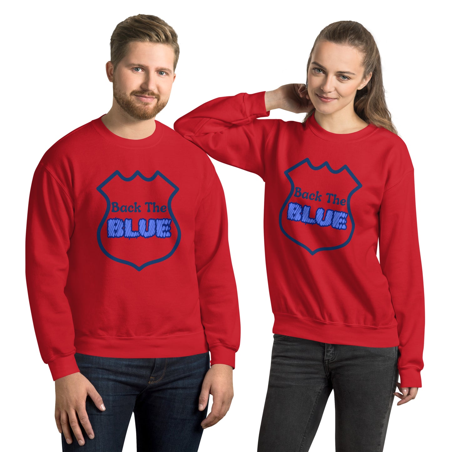 "Back the Blue" Unisex Sweatshirt