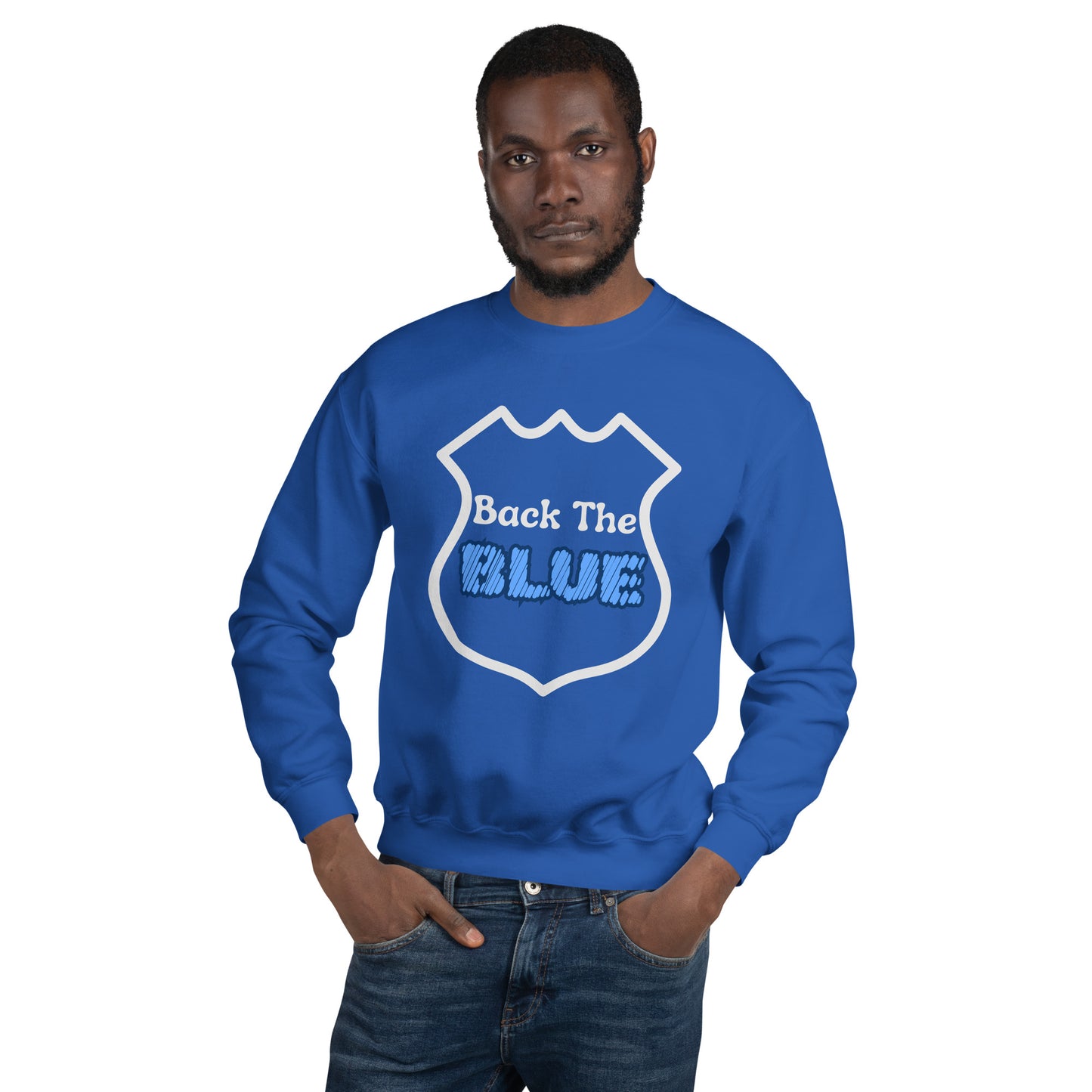 "Back the Blue" Unisex Sweatshirt