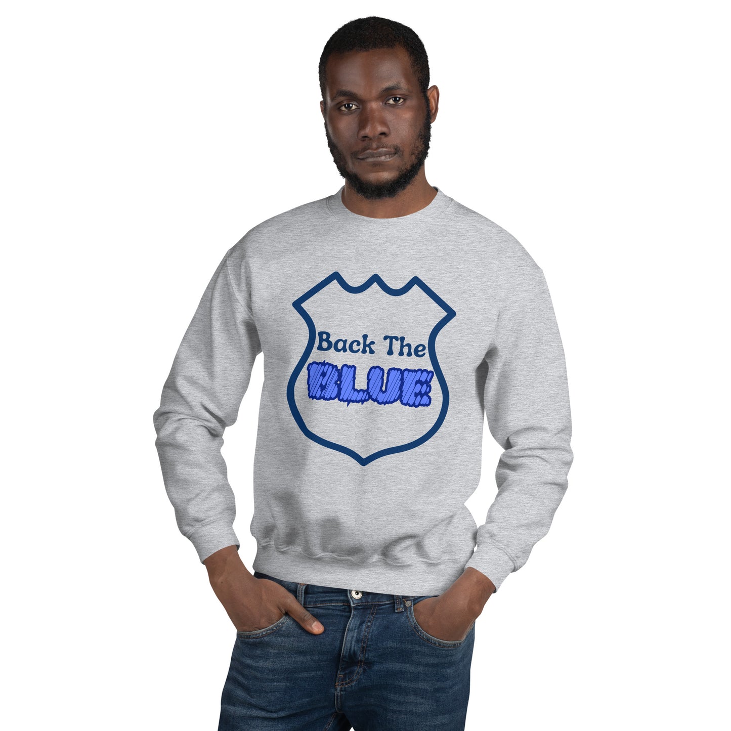 "Back the Blue" Unisex Sweatshirt