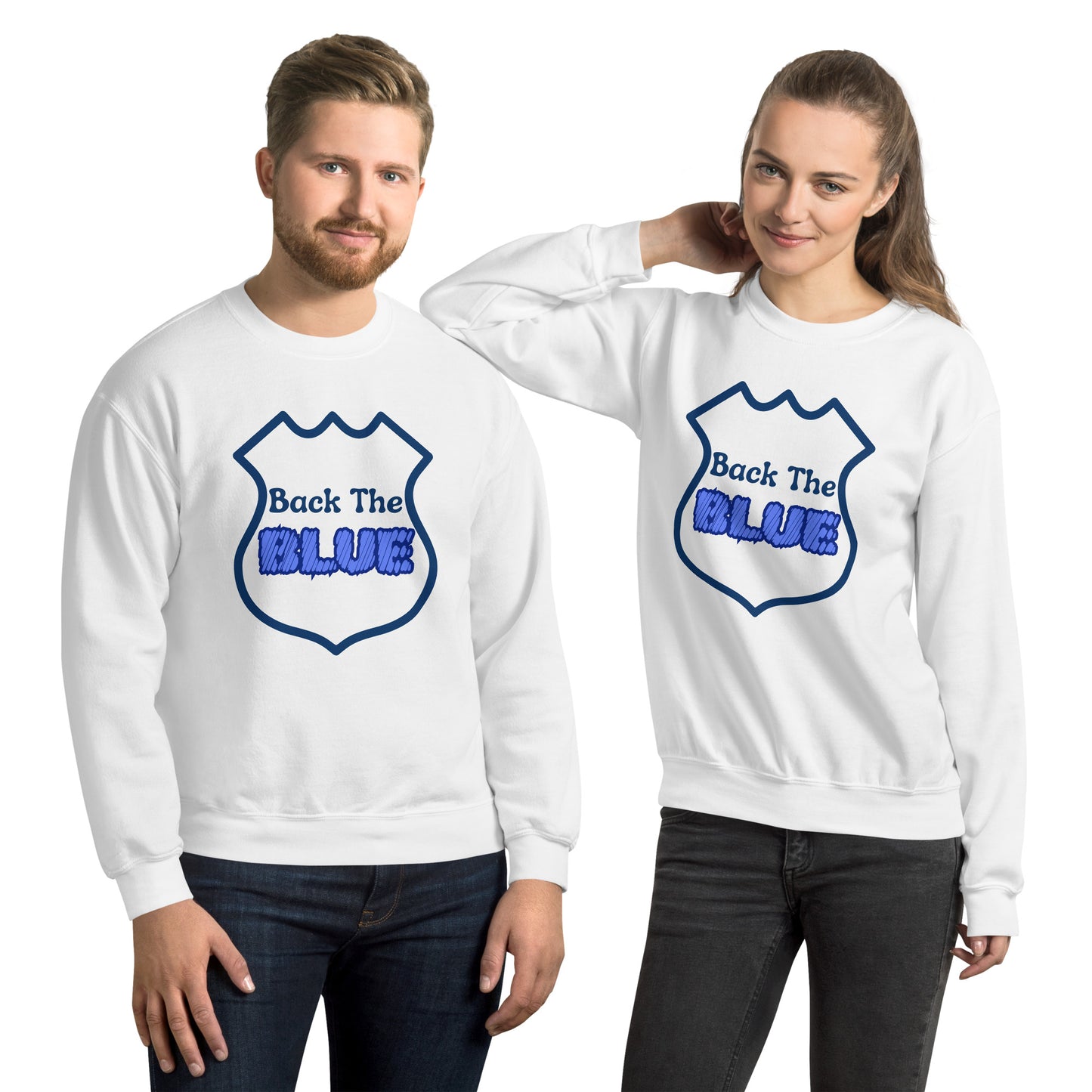 "Back the Blue" Unisex Sweatshirt