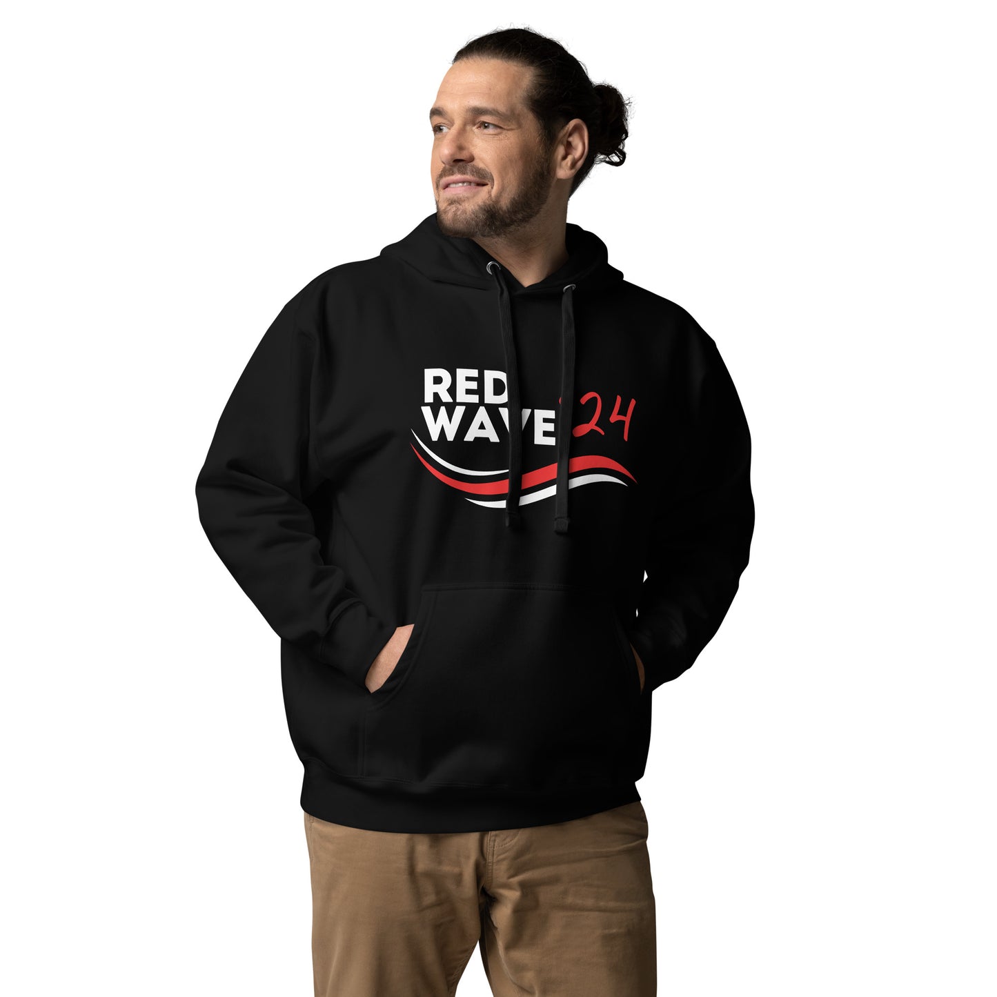 "Red Wave" Unisex Hoodie