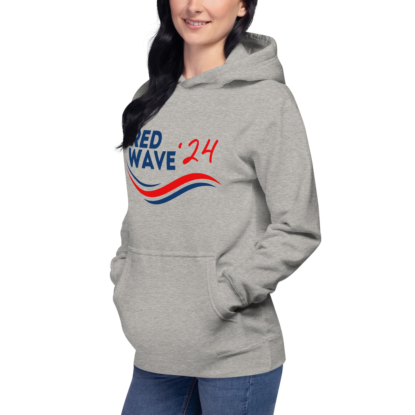 "Red Wave" Unisex Hoodie