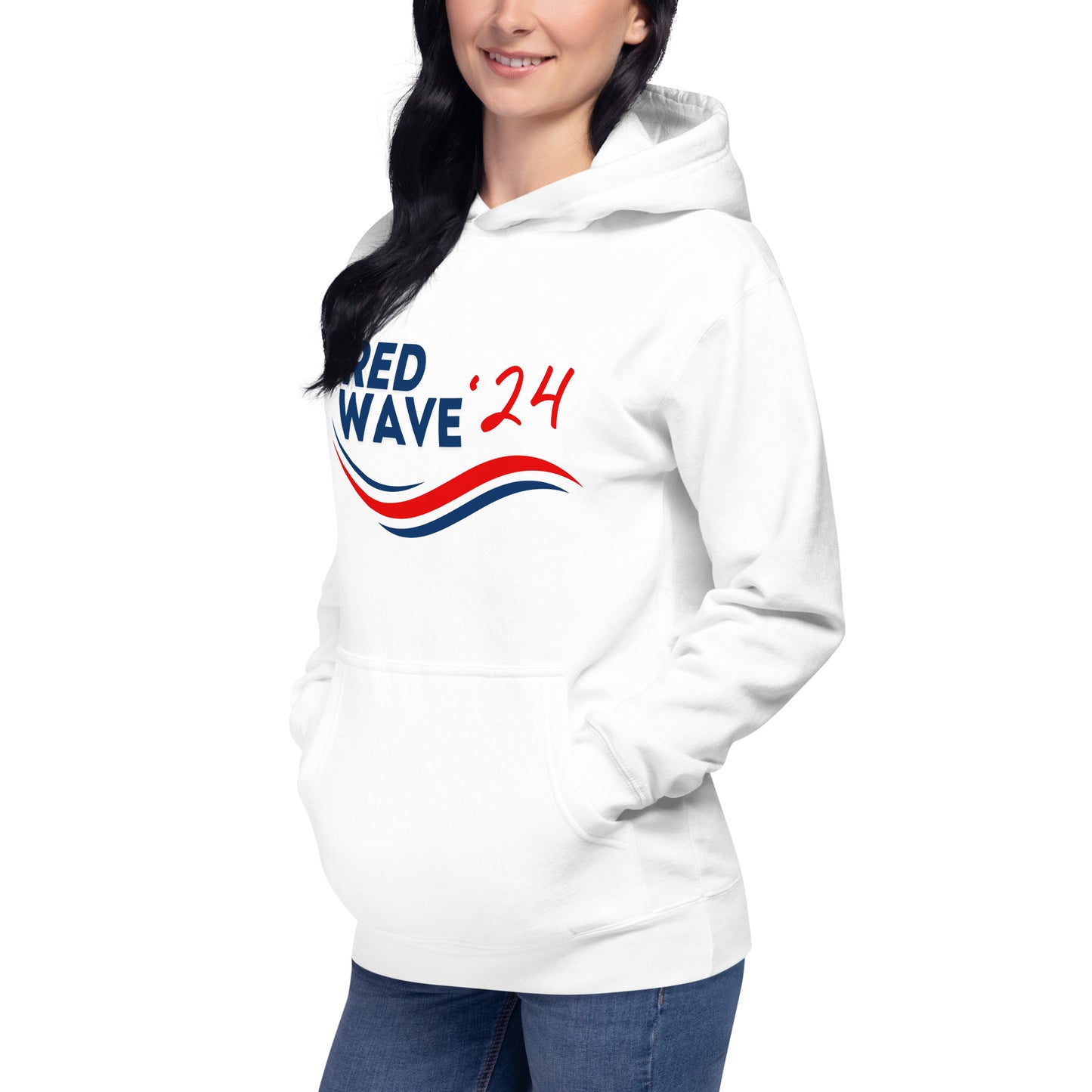 "Red Wave" Unisex Hoodie