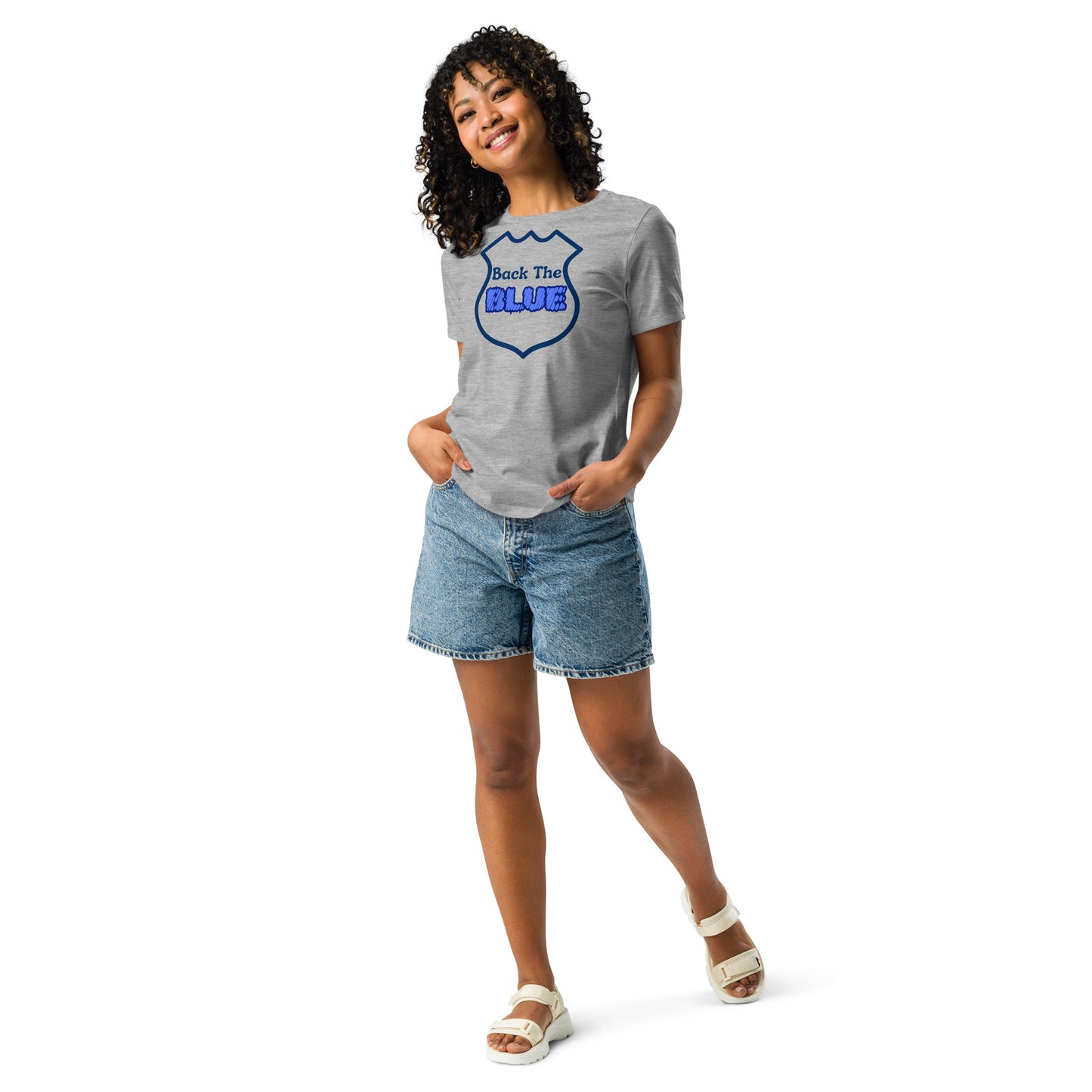 "Back the Blue" Women's T-Shirt