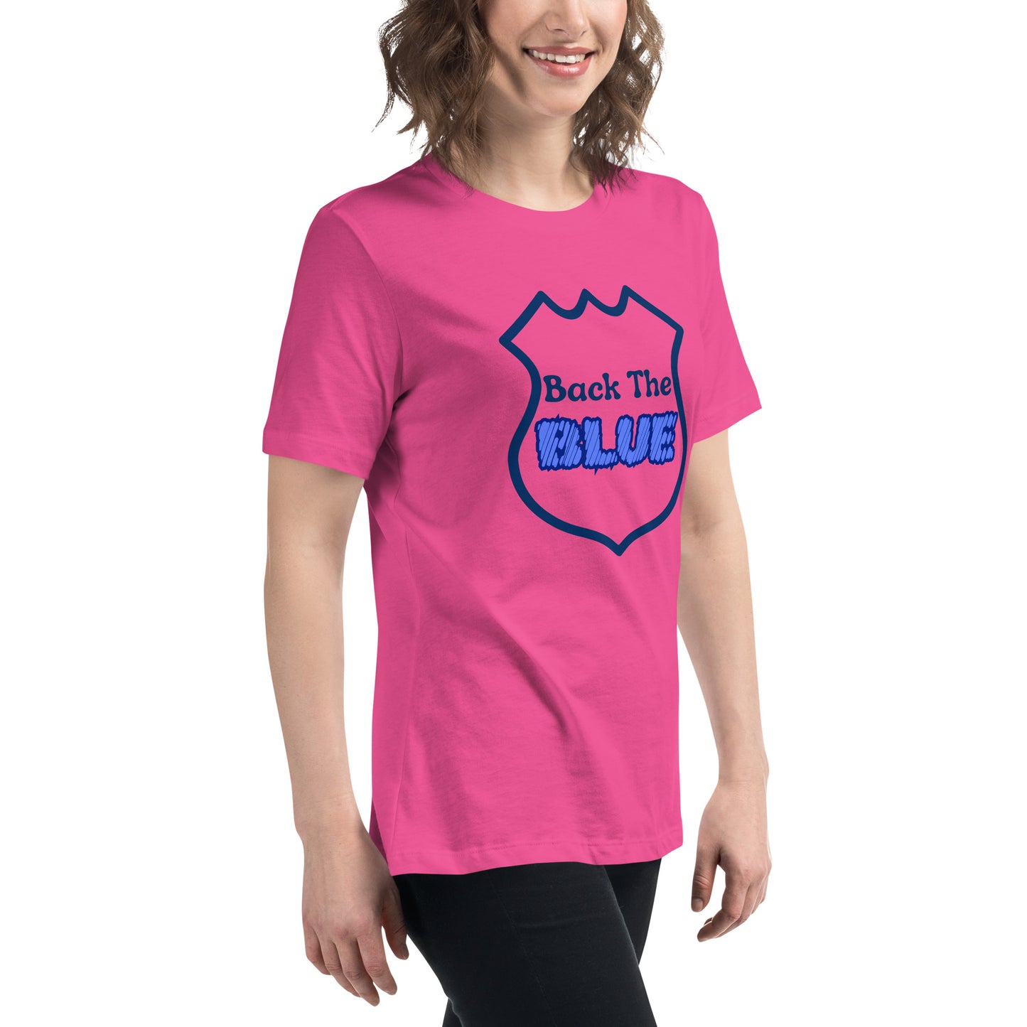 "Back the Blue" Women's T-Shirt