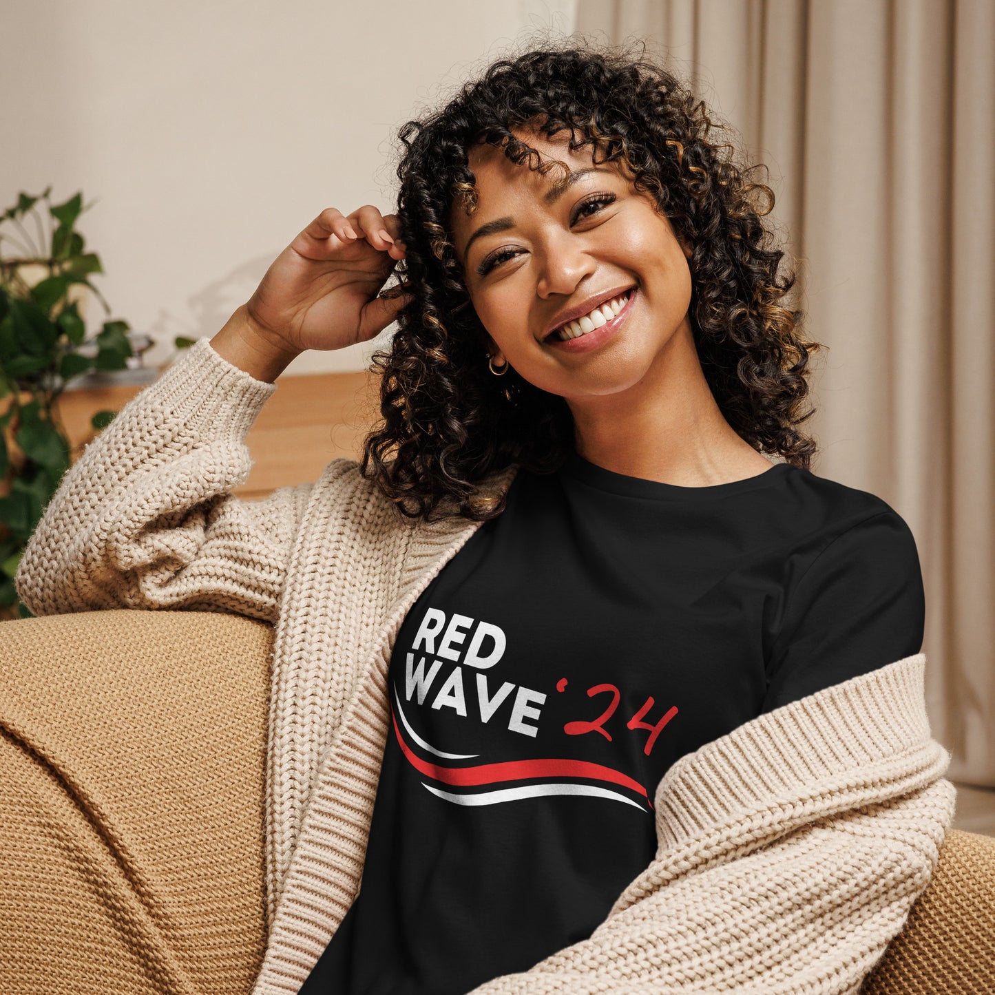 "Red Wave" Women's T-Shirt