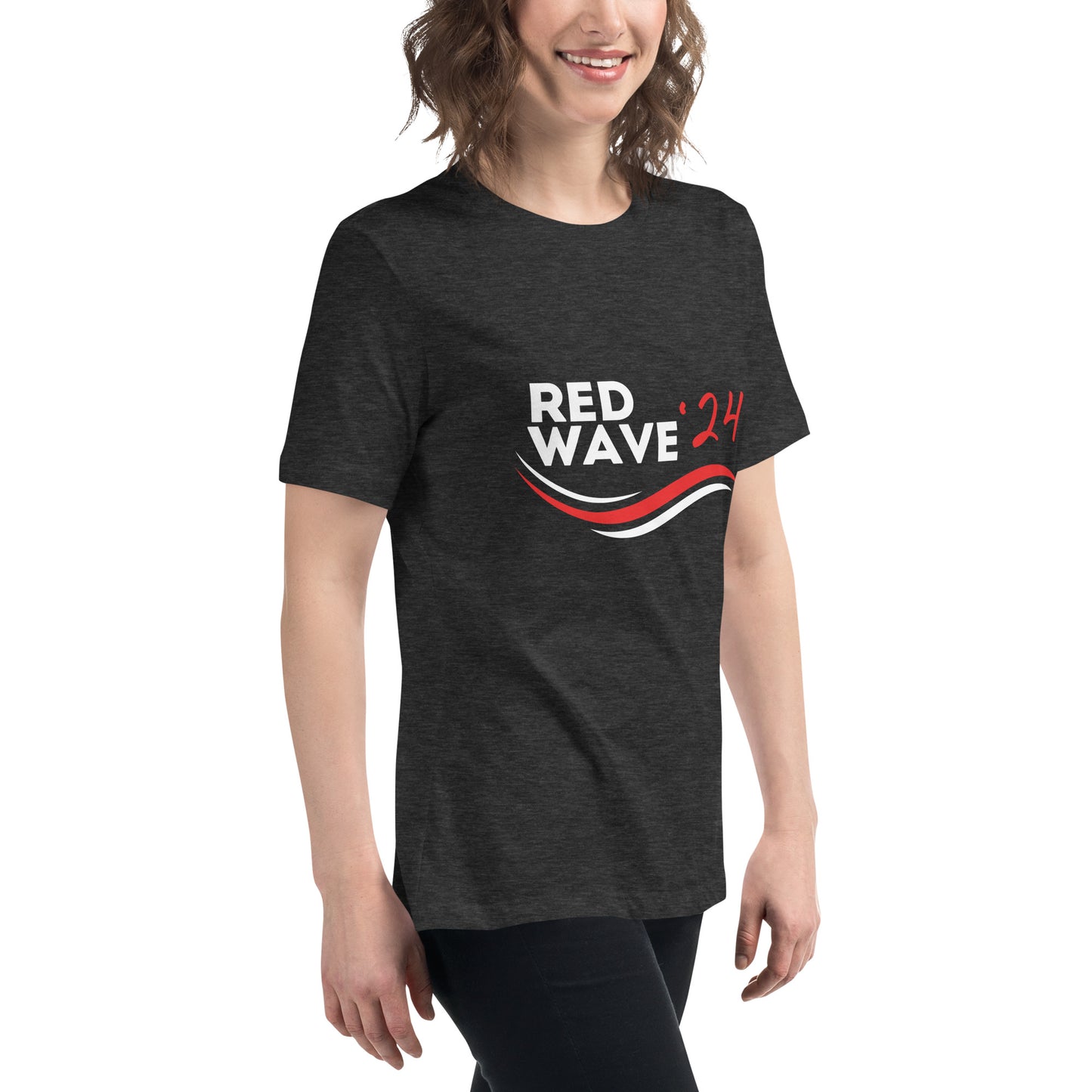 "Red Wave" Women's T-Shirt