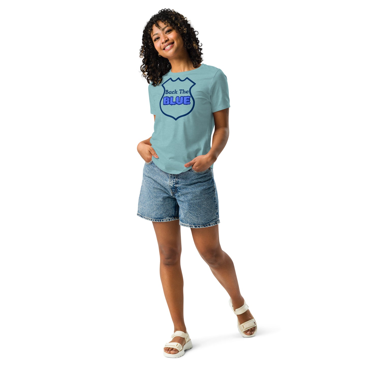 "Back the Blue" Women's T-Shirt