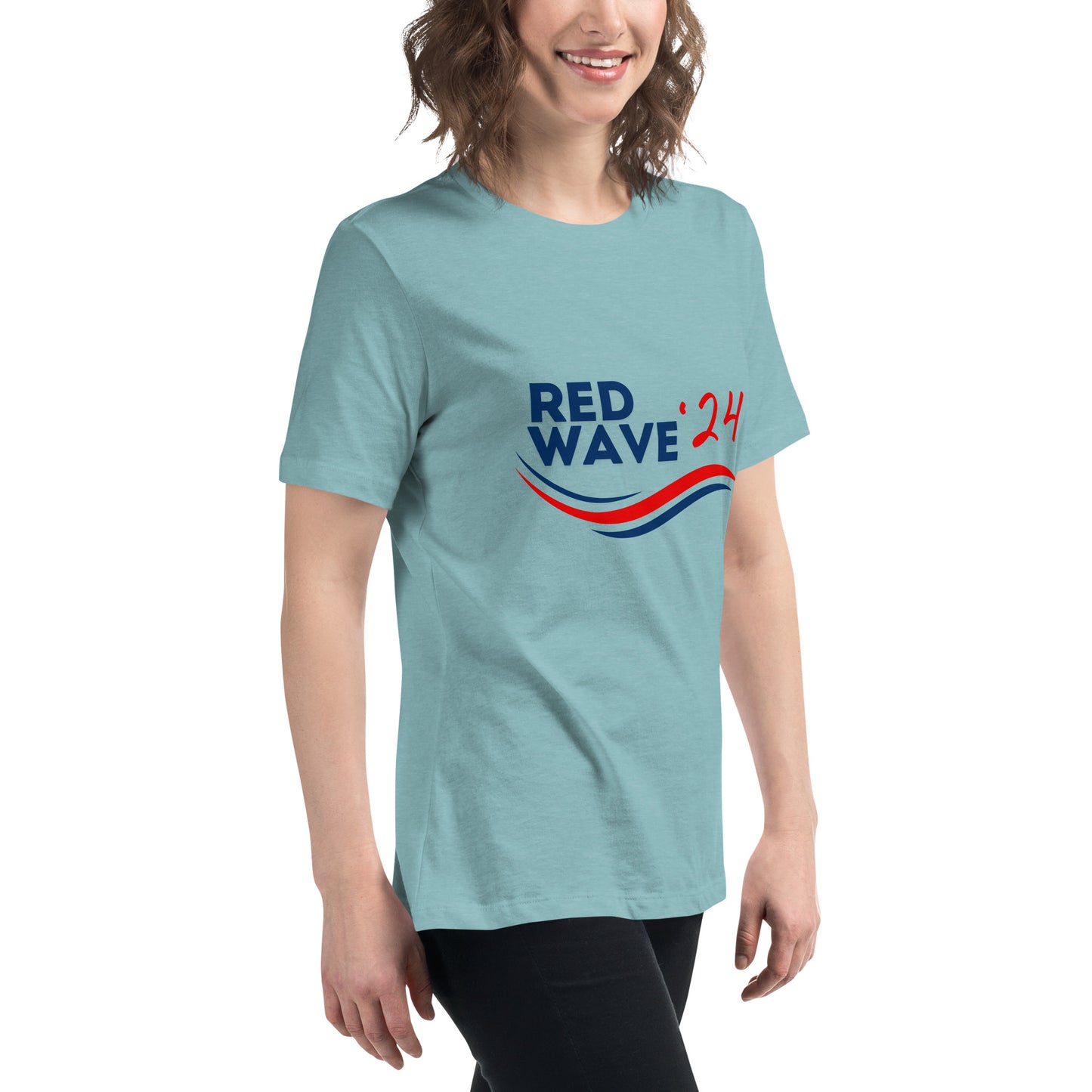 "Red Wave" Women's T-Shirt