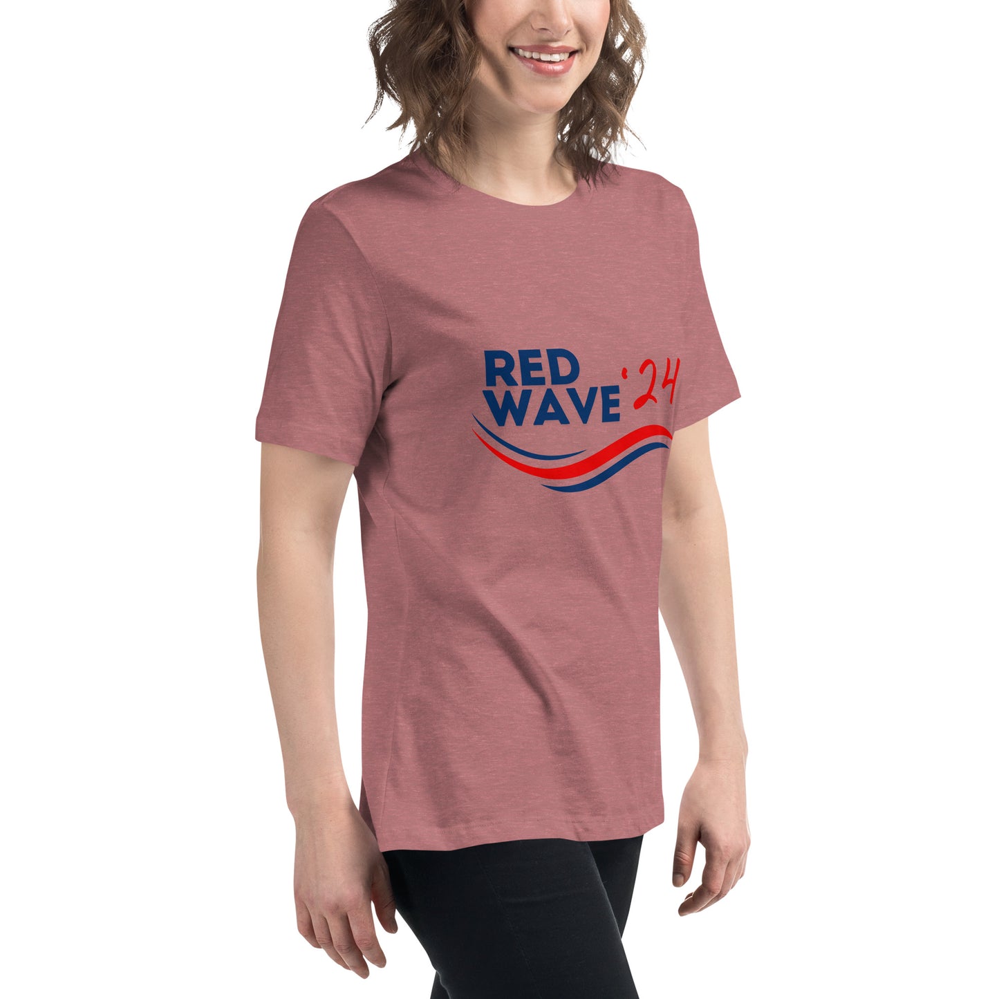 "Red Wave" Women's T-Shirt