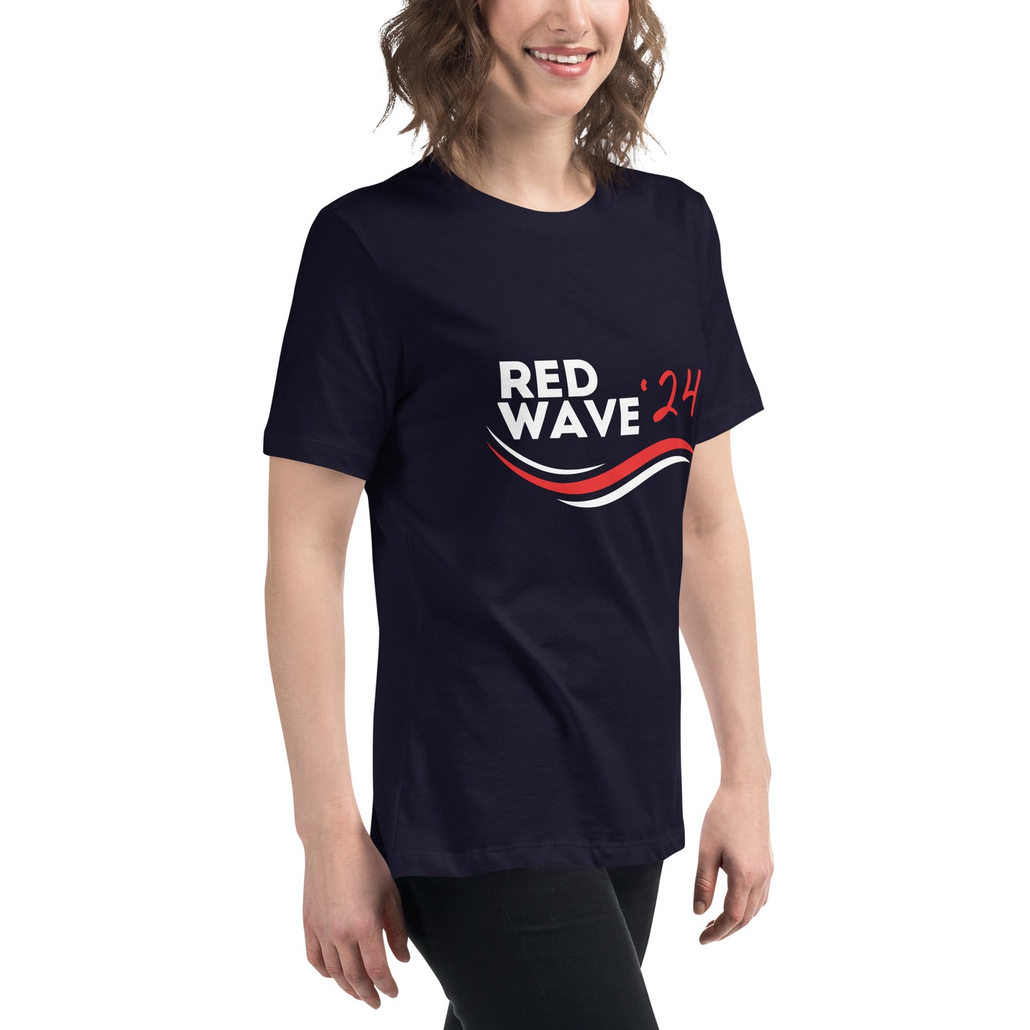 "Red Wave" Women's T-Shirt