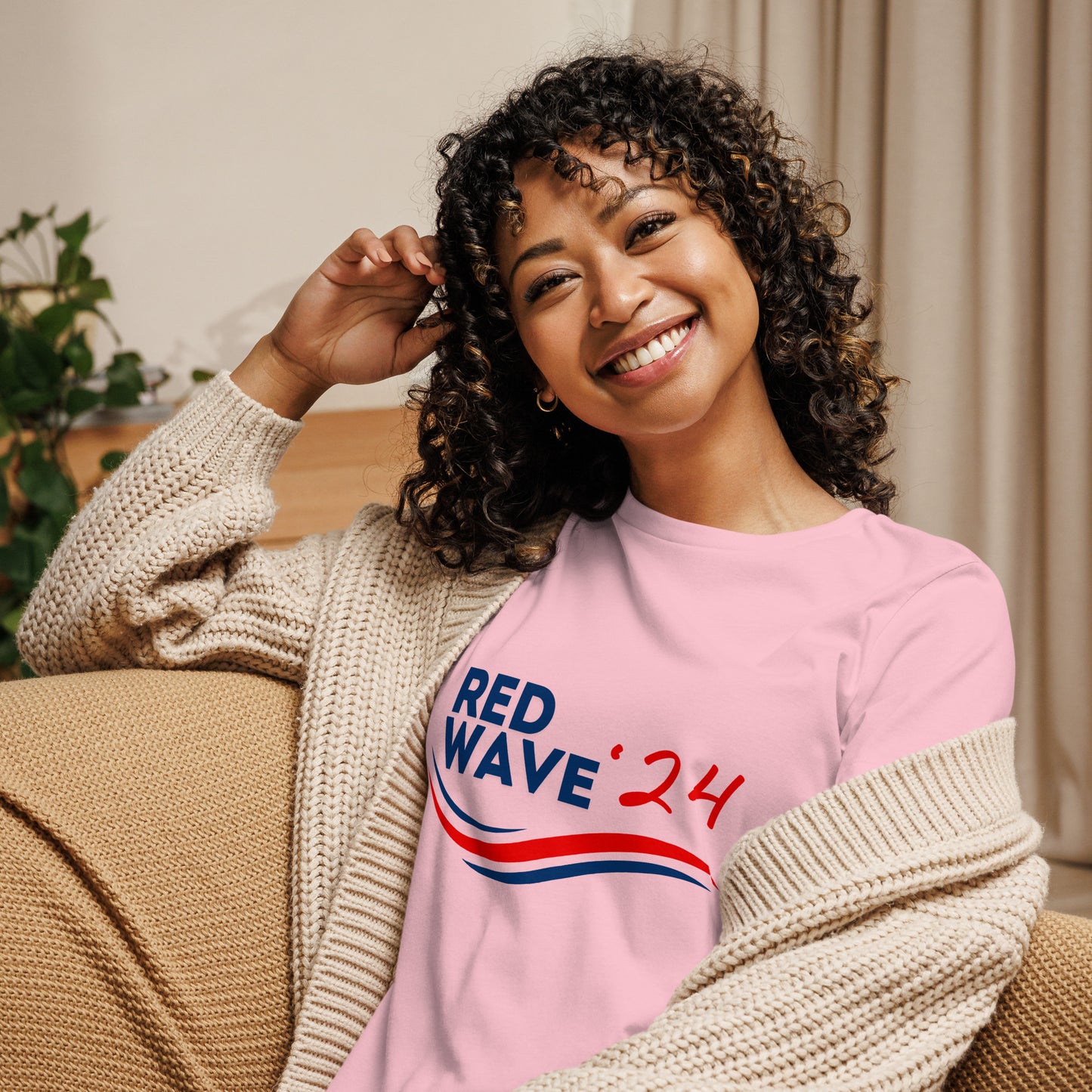 "Red Wave" Women's T-Shirt