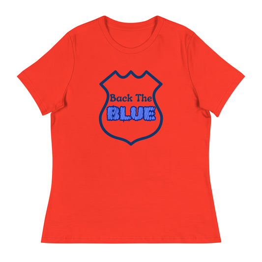 "Back the Blue" Women's T-Shirt