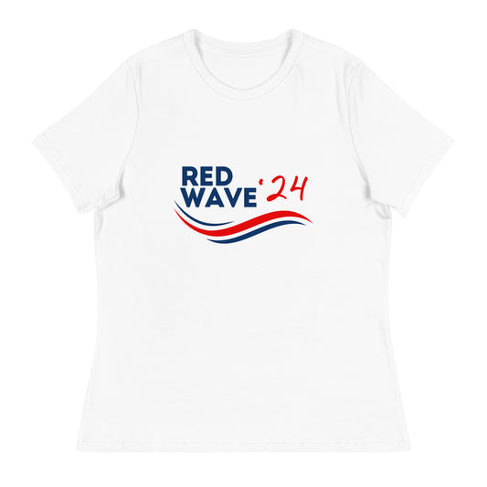 "Red Wave" Women's T-Shirt