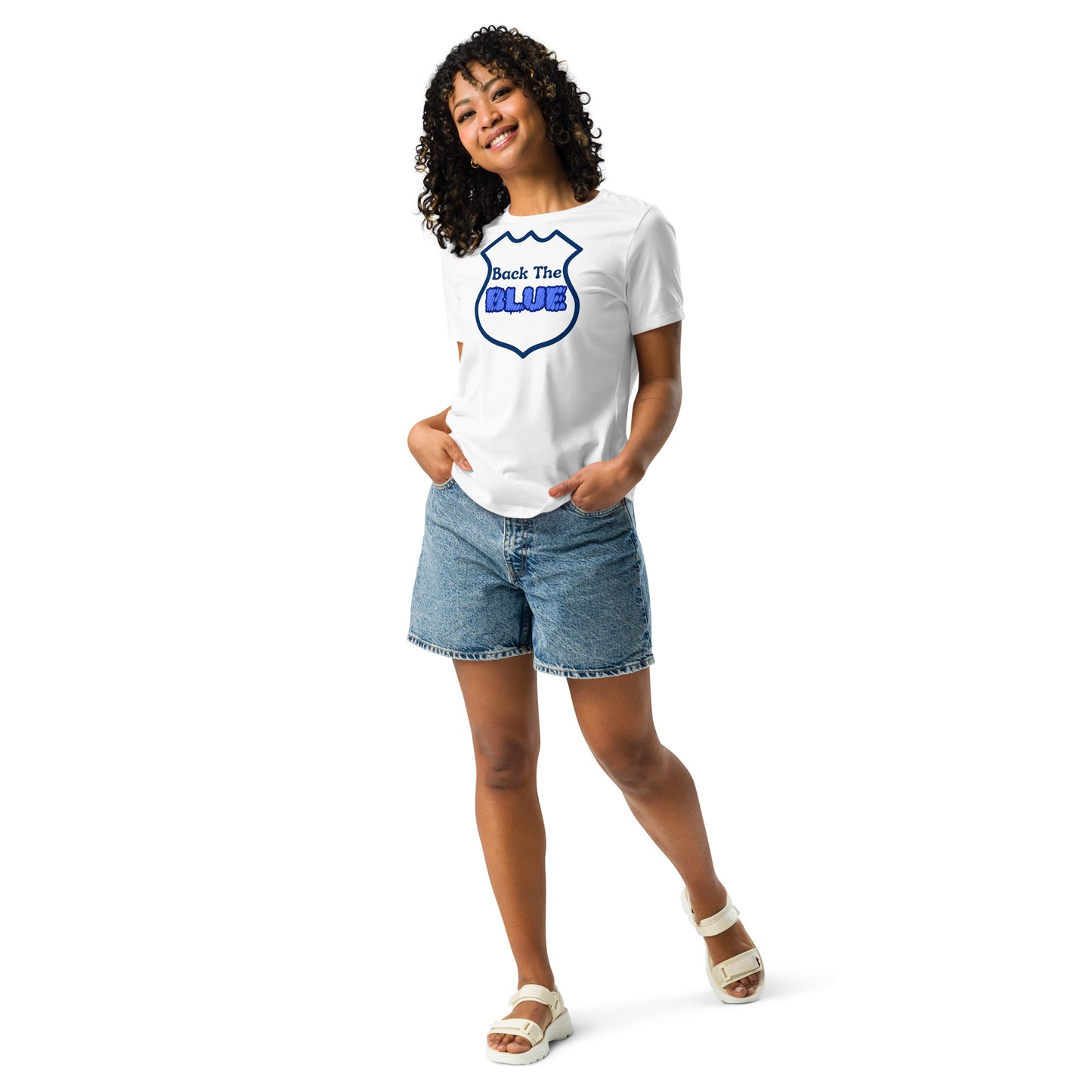 "Back the Blue" Women's T-Shirt