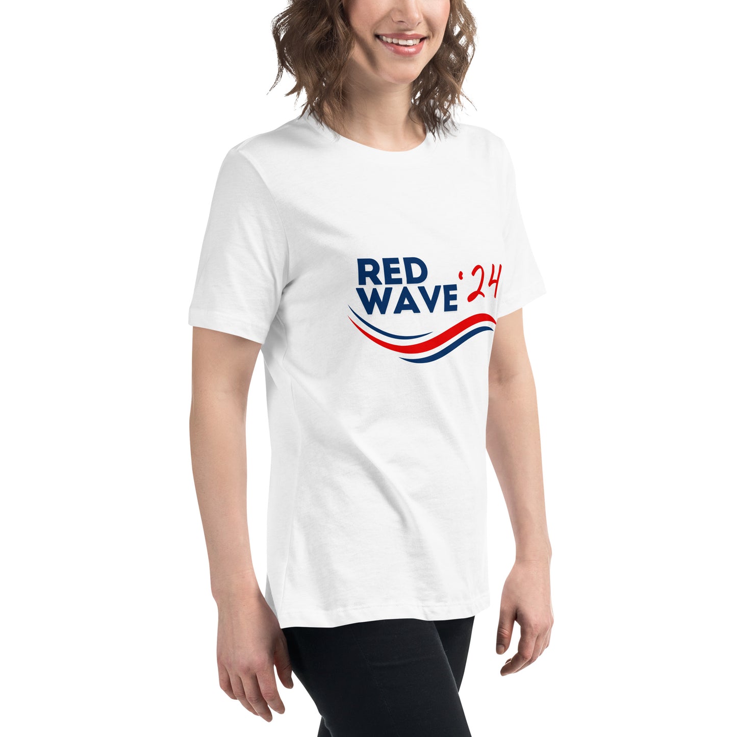 "Red Wave" Women's T-Shirt